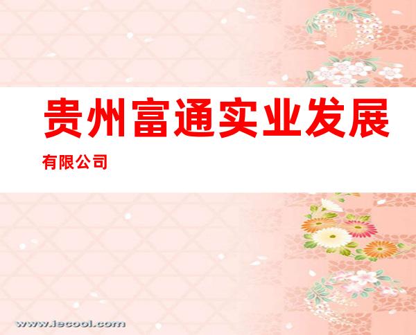 贵州富通实业发展有限公司